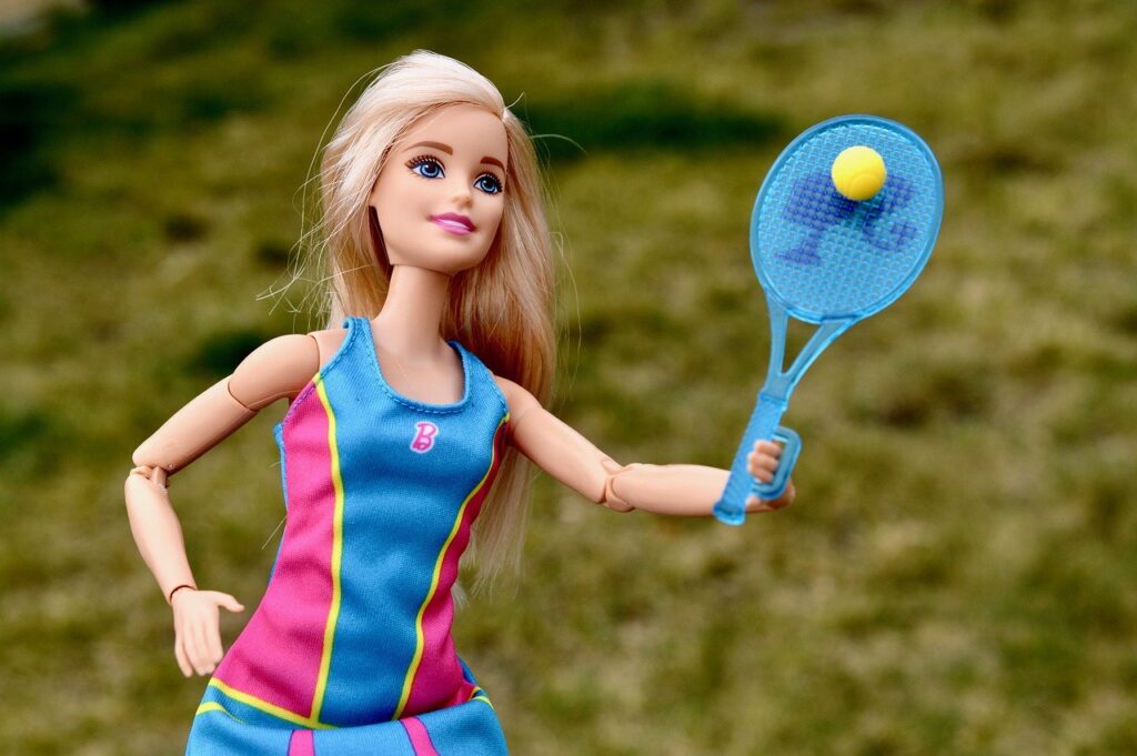 バービー人形とテニス