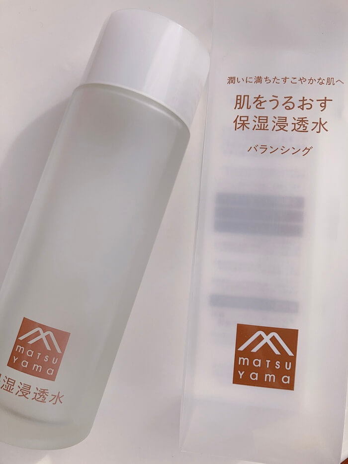 松山油脂バランシング化粧水のパッケージ３